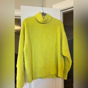 CALIA Women's Eyelash Turtleneck Sweater